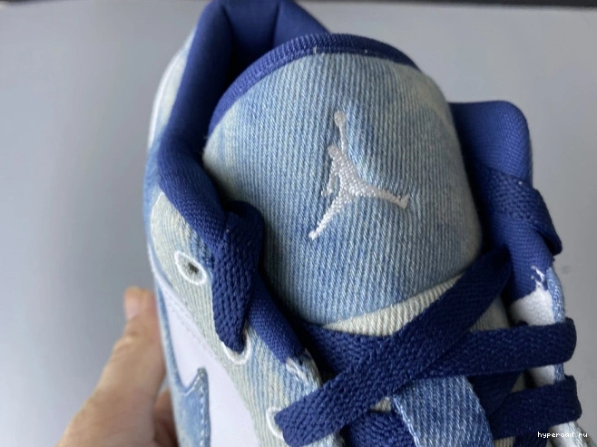 Jordan Denim 1 Air Washed CZ8455-100 Low 1102